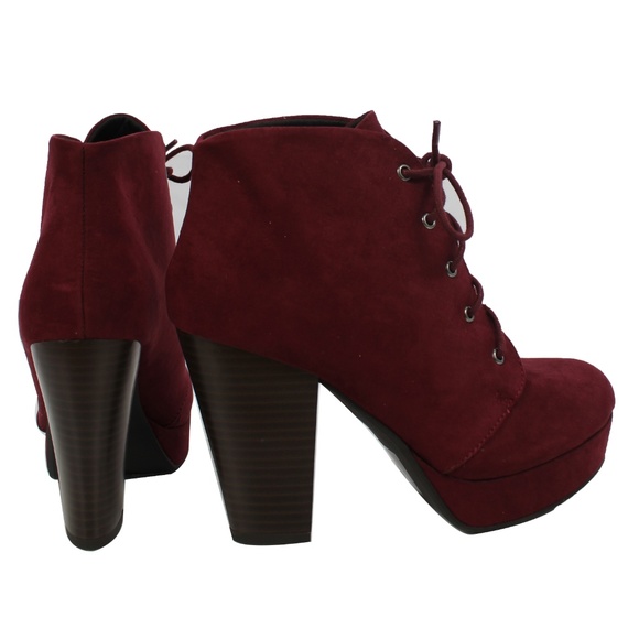 Size 8 Vino Faux Suede Lace Up Platform Ankle Boot - Picture 4 of 7